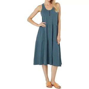 Lucky Brand cotton Tiered Racerback Midi Dress  XS / TP Metropolis